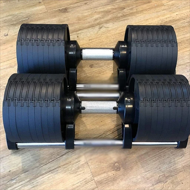 Adjustable Dumbbell Pair 2–32 kg – Home Gym Strength Set MF - Image 2