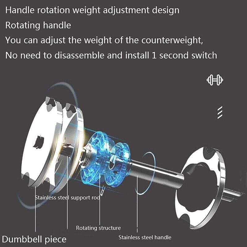 Adjustable Dumbbell Pair 2–32 kg – Home Gym Strength Set MF - Image 5